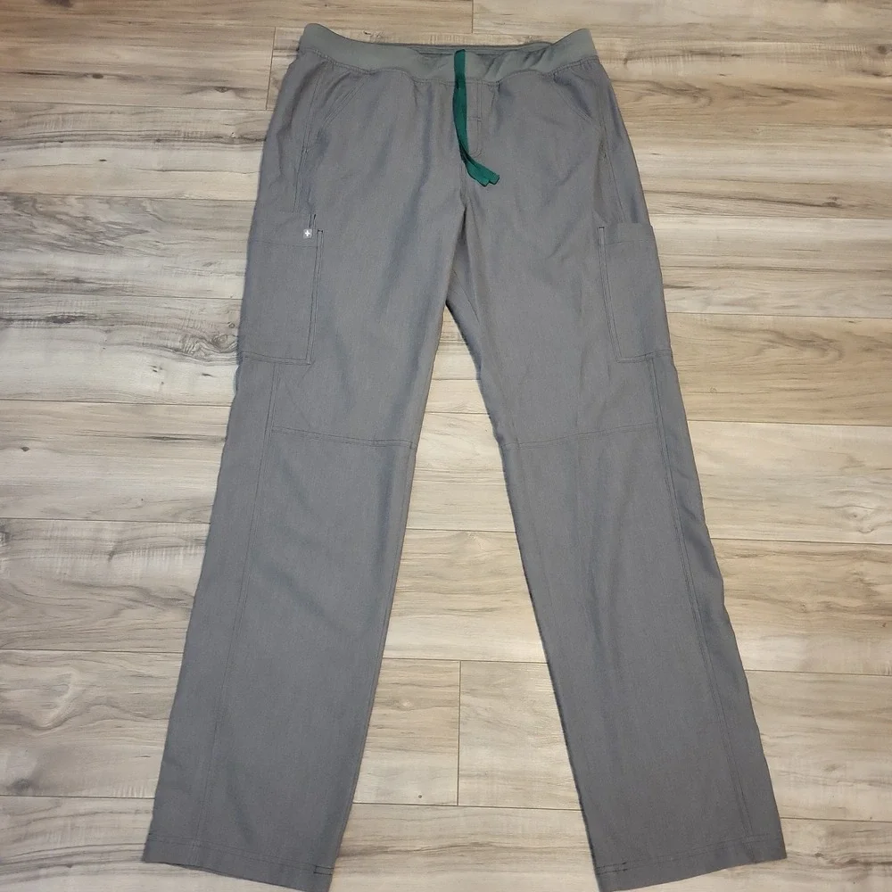FIGS Kade Cargo Scrub Pants Gray Size XL-T